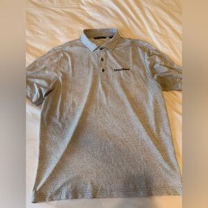 Edward Jones: Cutter & Buck Gray Patterned Polo Shirt